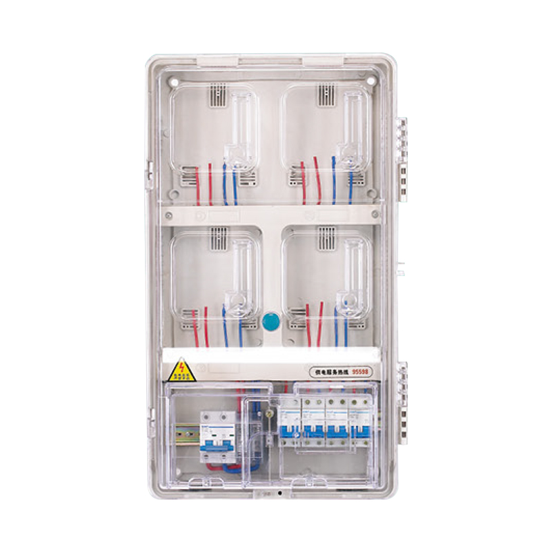 BSPX-K401A upper and lower structure single-phase four position meter box (plug-in card)