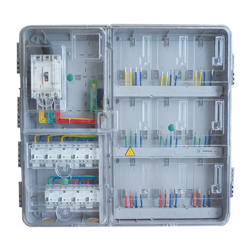BSPX-K901LT left and right structure fully transparent single-phase nine position meter box (plug-in card)