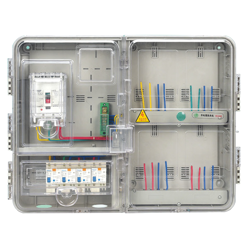 BSPX-E401LT left and right structure fully transparent single-phase four position electric meter box (electronic)