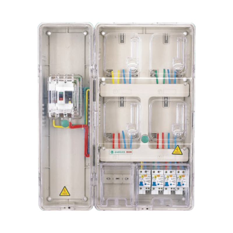 BSPX-K401P assembled single-phase four position meter box (plug-in card)